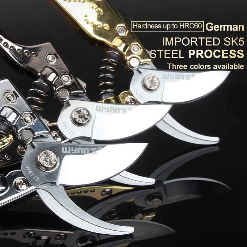 WYNNS SK5 Steel Garden Pruning Shears 7 8 9 Hand Pruners Garden Clippers Hand Tools for Gardening Fruit Flower Tree Scissors J251121
