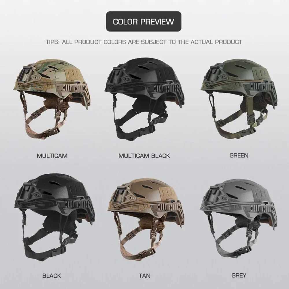 Tactical Wendy Helmet 30 Training Version Double Spongy Pad Hanging Suspension System Chin Strap FAST MICH Airsoft Helmet Gear C251008
