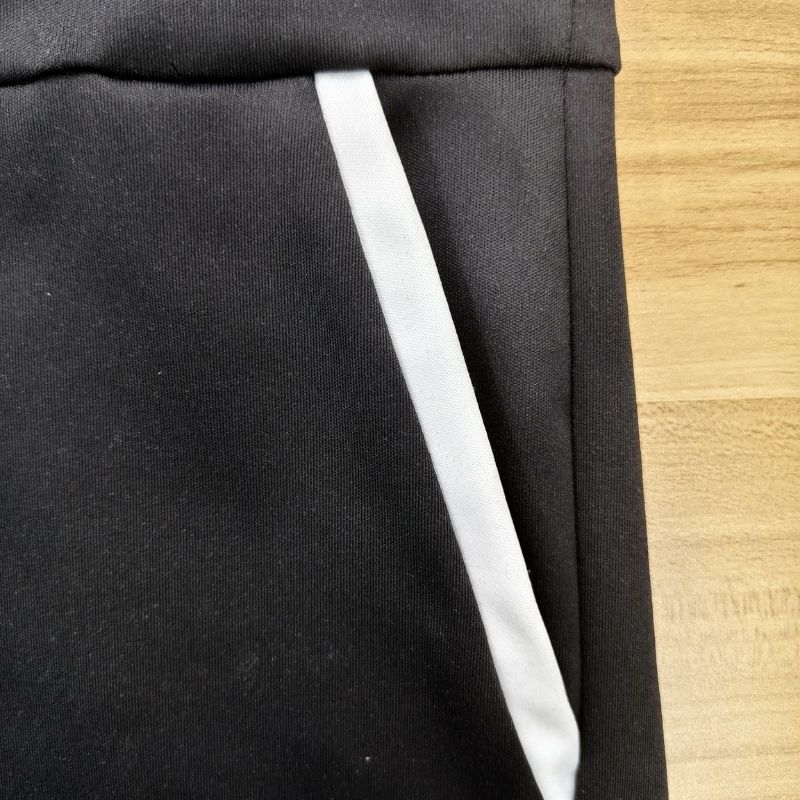 Women's Black White Contrast Collar Jumpsuit Milk Silk Sleeveless Shorts Workwear Style-SZ25121