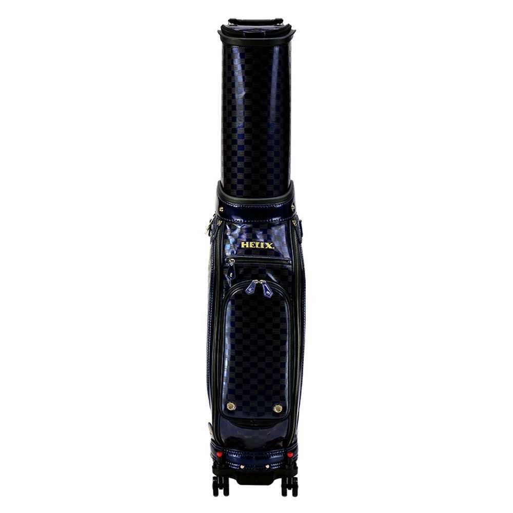 HELIX 6 Way Waterproof Golf Travel Bag with Wheels and Retractable Top Cover Golf Caddy Bag J251008