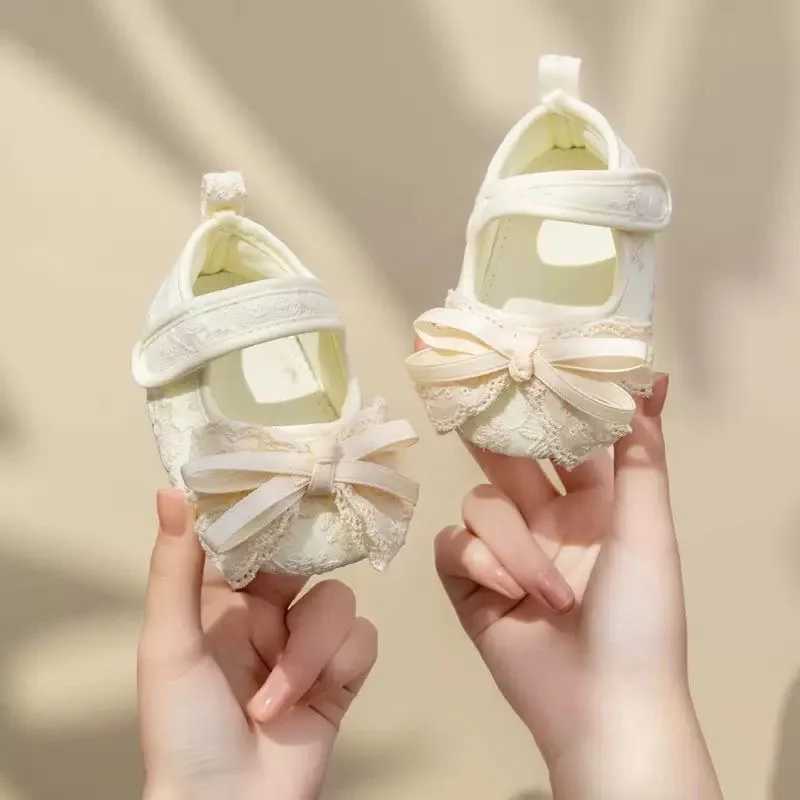 SpringSummer Comfortable Cute Girls Walking Shoes Newborn Baby Soft Sole Mary Jane Birthday Party Flat Shoes Adjustable Stra C251008