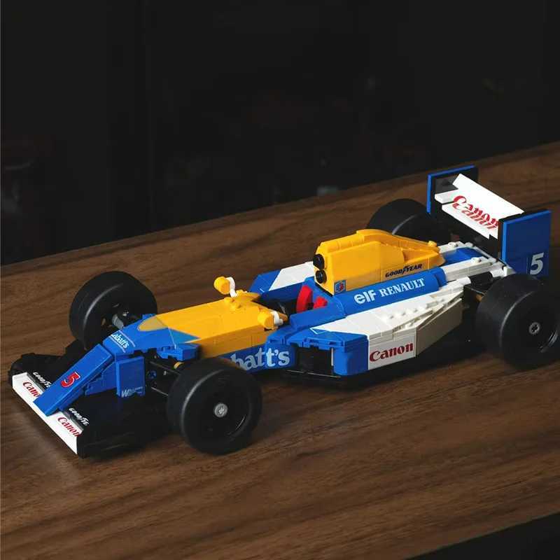GSF 799Pcs Williams Racing FW14B Nigel Mansell 10353 Mechanical Group Bricks Assembly Model Toy Adults Gift Collection Decor Z251008