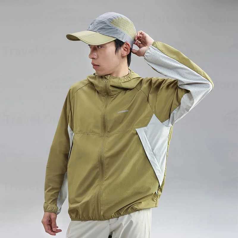 Naturehike Men Womens Jacket Sun Protection Windbreaker Camping Outdoor Rain Coat Quickdrying Portable Climbing Clothes Hooded J251008
