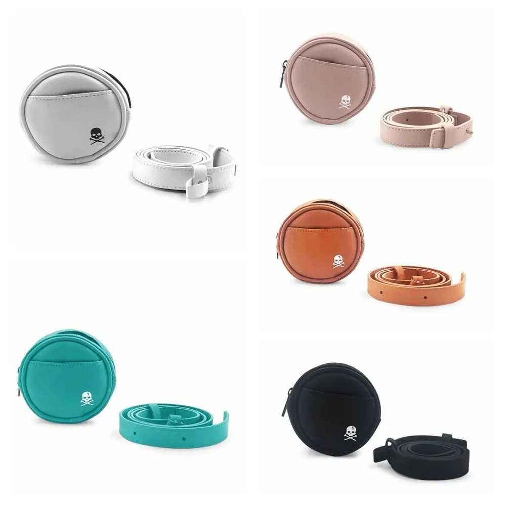 Durable Leather Golf Waist Bag Tee Holder Protective Golf Storage Case Round 4 Balls Capacity Golf Ball Storage Clip Golfer Gift J251008