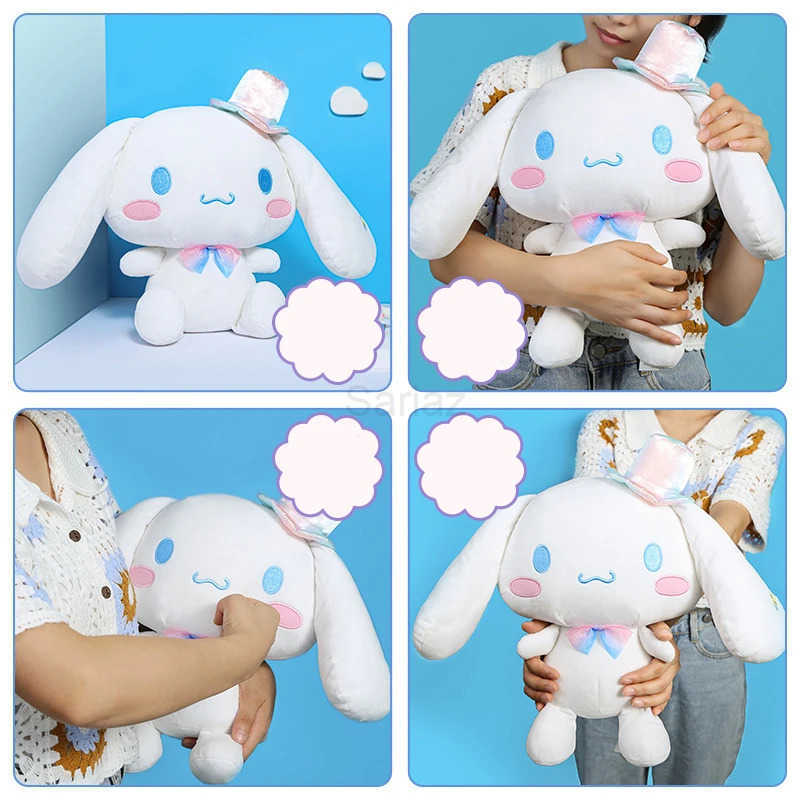 Sanrio Kawaii Colorful Cinnamoroll Cartoon Cute Stuffed Toys Plushier Soft Pillow Birthday Gift Plush Dolls Gift For Girlfriend L251008