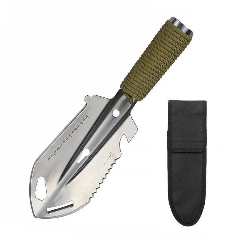 Portable Camping Hiking Traveling Pinic Shovel Multifunctional Ordnance Shovel Survival Outdoor Equipment Garden Tool Shovel J251121