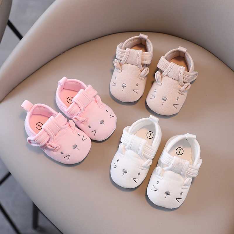 CartoonBaby Shoes Newborn Boys Girls First Walker Cute Spring and Autumn Pure Cotton Warm Soft Bottom Plush Fashion Casual Shoes C251008