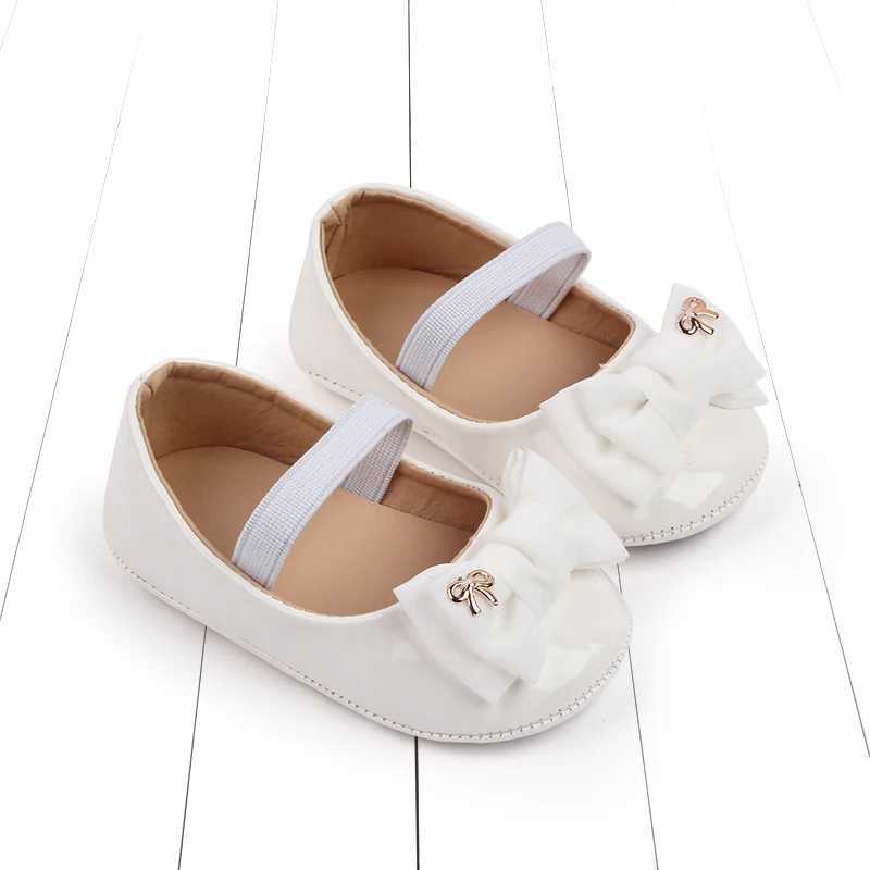 Spring and Summer 2025 New Style Baby Princess Shoes Leather Bow Tie Baby Shoes Soft Sole Learning Walkers baby shoesD2778 C251008