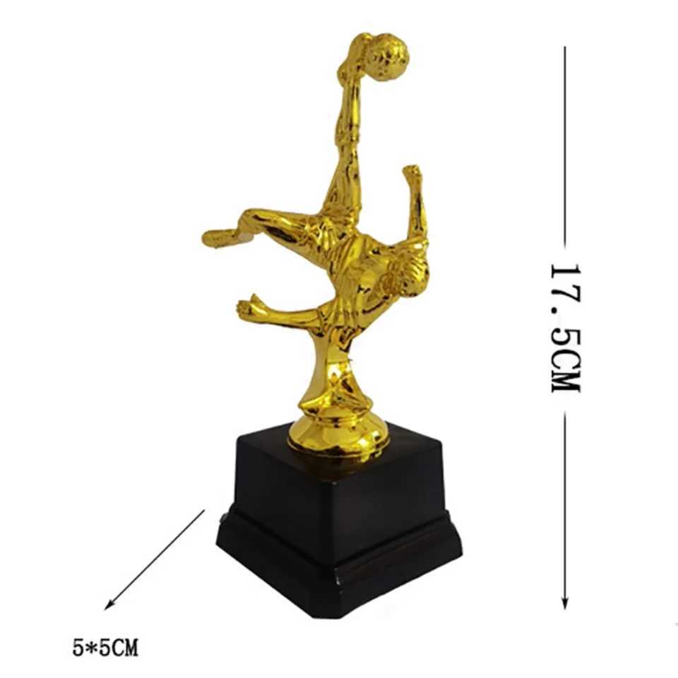 Childrens Gold Trophy Awards Plastic Model Football Winner Award Trophy Toy Cpetition Soccer School Rewarding Supply Y251008