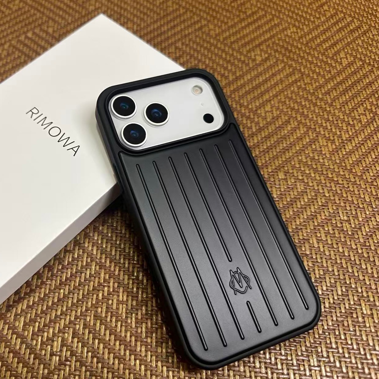 RIM Phone Case Suitcase Designer iPhone Case for Apple iPhone 17 Pro Max case 17 pro 16 15 14 13 Polycarbonate Aluminum Alloy MagSafe Weave Back Cover