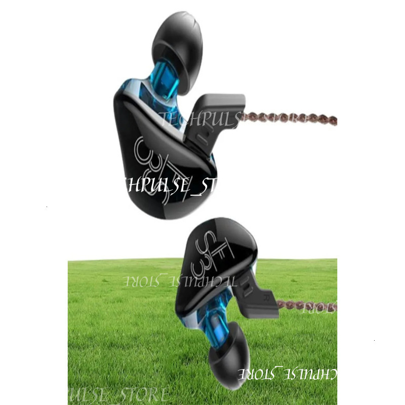 Headphones Earphones KZ Es3 Balanced Armature tech73 With Dynamic Inear Eartips And Earphone Driver Noise Cancelling Headset2680651