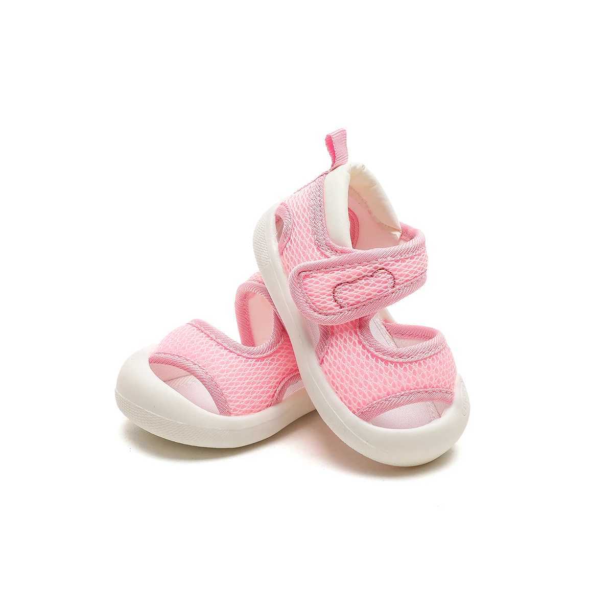 Baby Boys Girls Summer Bear Solid Color Sandals Comfortable Rubber Sole Toe Protector Toddler Shoes C251008