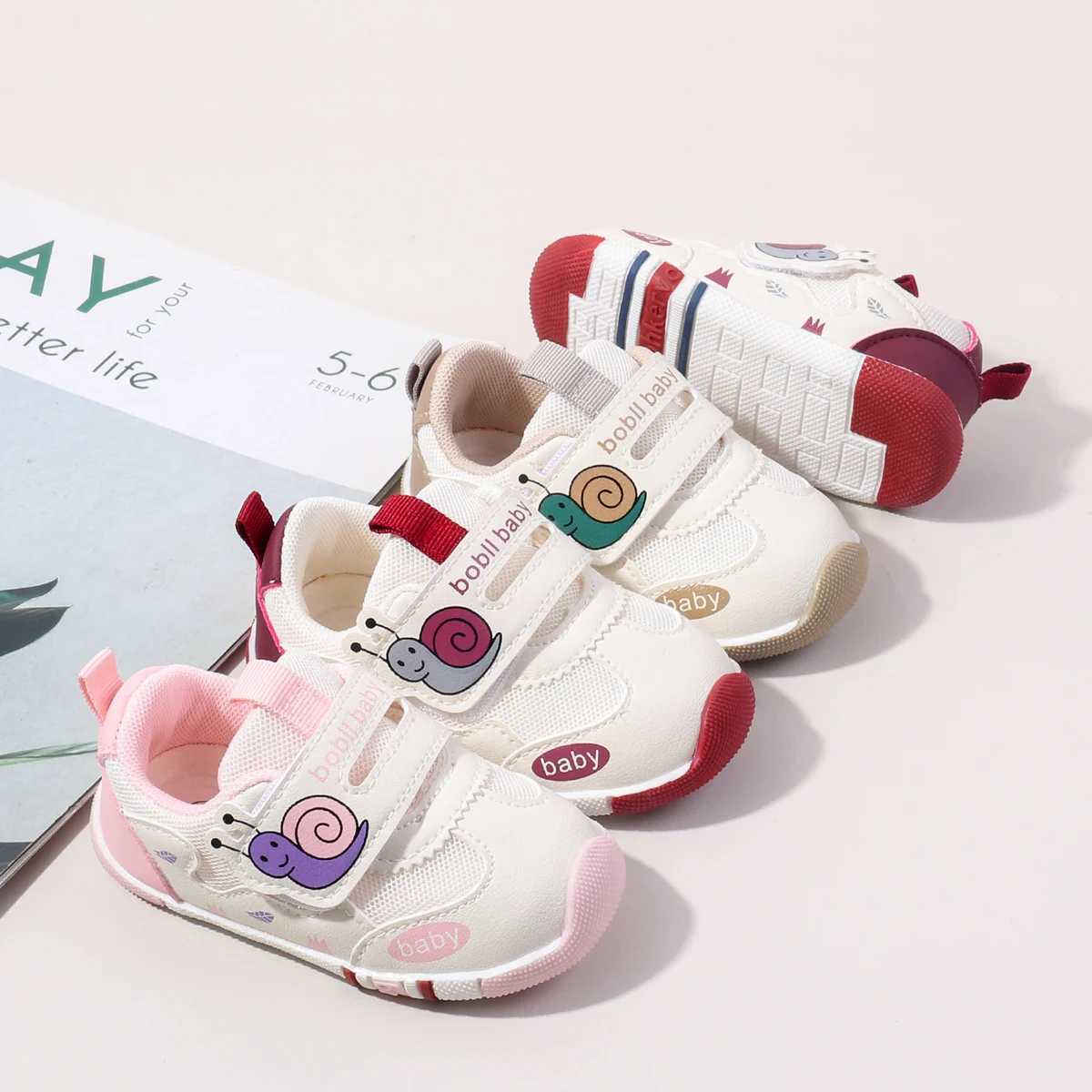 Childern Sports Baby Shoes Girls and Boys Spring Autumn Anti Slip Mesh Breathable Three Colors Casual Prewalker Shoes BM506 C251008