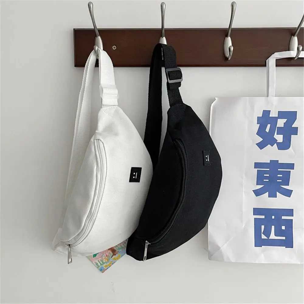 Women Fanny Pack Waist Bags Canvas Bum Bag Travel Chest Bags Fashion Crossbody Shoulder BagsT251007