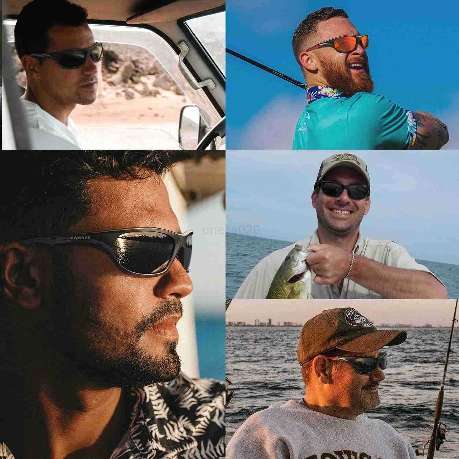 Polarized Sports Sunglasses for MenTR90 Unbreakable Frame Sunglasses for Fishing Driving Cycling UV400 Protection W251008