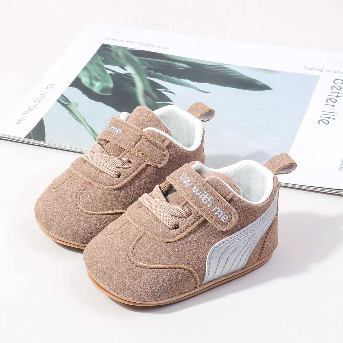 Spring And Summer Newborn Baby Boys And Girls First Walking Shoes Casual Sports Style Indoor Outdoor Toddler Shoes With TPR Sole C251008