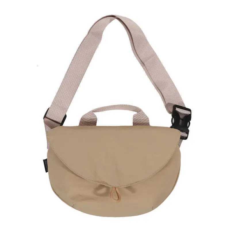 Bags Womens Fashion Dumpling Bags Commuting Solid Color Crossbody Bags Versatile Nylon Tote Student School Girls HandbagT251007