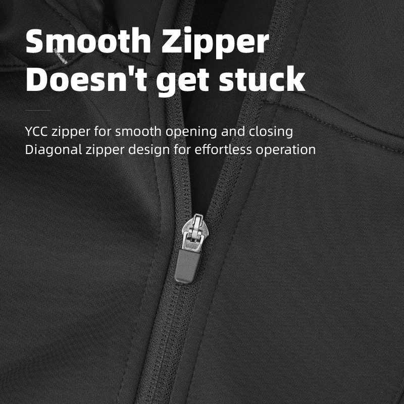 ROCKBROS Winter Cycling Jacket Hoodies Warm Fleece Thermal Windproof Hooded Jacket Long Sleeves Men Windbreaker Cycling Clothing J251008