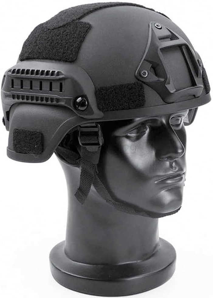 Airsoft Helmet Mich 2000 Tactical Helmet with Ear Protection Front NVG Mount and Side Rail W251008