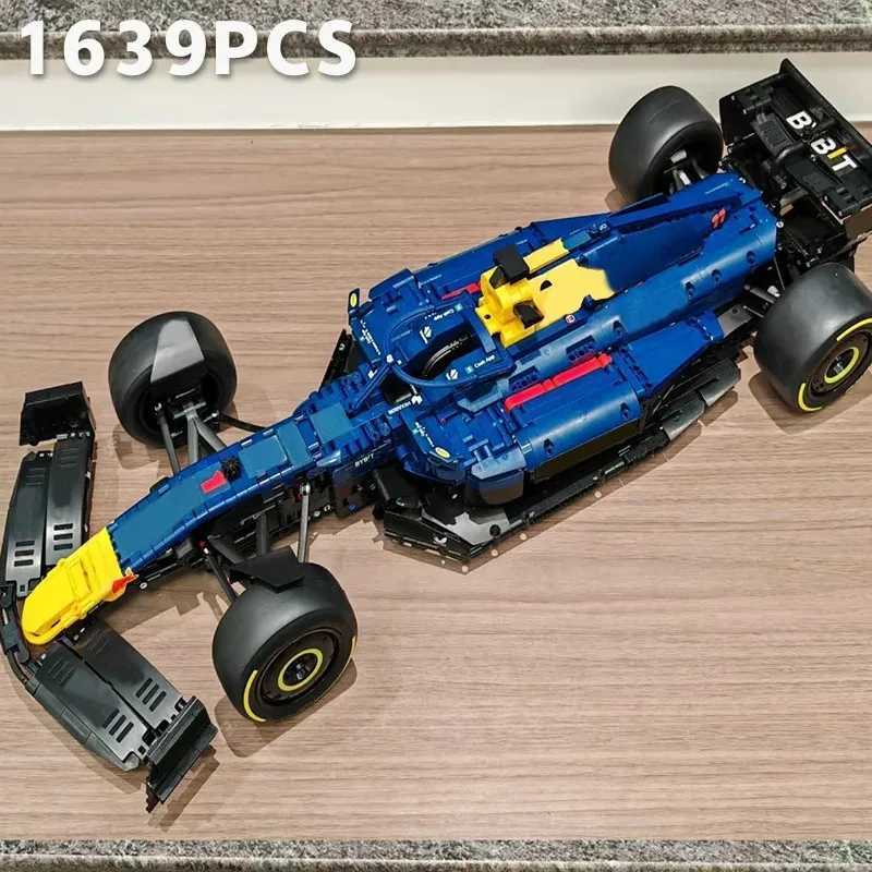 18 F1 Formula 42206 42207 Technical Racing Car Mechanical SF24 Boy Building Blocks Decoration Ornament Toy Party Gift H260509