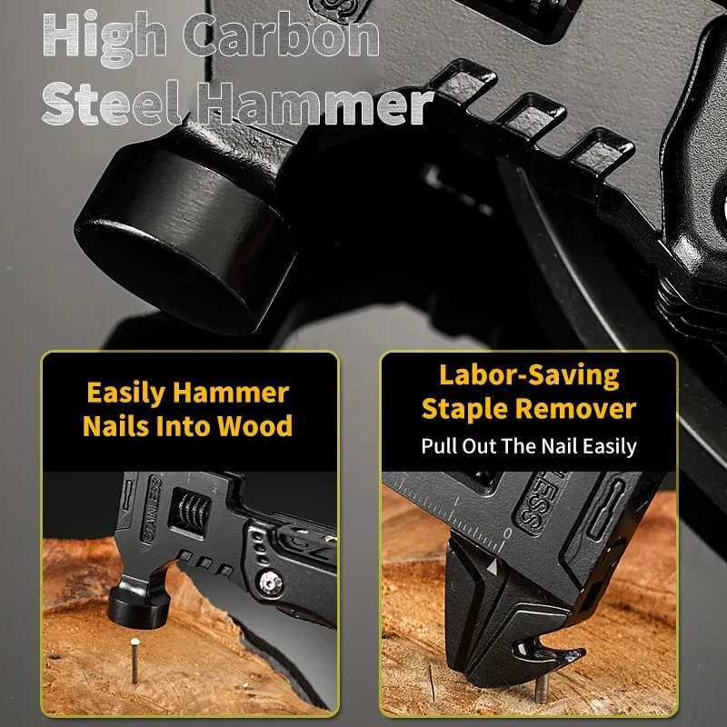 New Multifunctional Wrench Hammer Knife Pliers Outdoor Camping Survival Tool Labor Saving Tool Stainless Steel Multitool Knife J251121