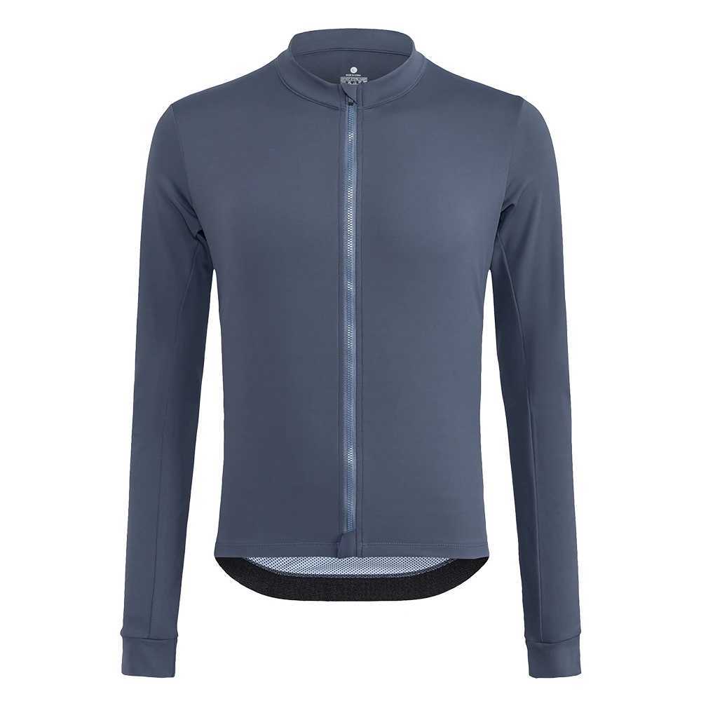 HISERWA Mens Winter Warm Cycling Jersey Long Sleeve Thermal Fleece Bicycle Jacket MTB Road Bike Jersey Cycling Clothing 1015 J251008