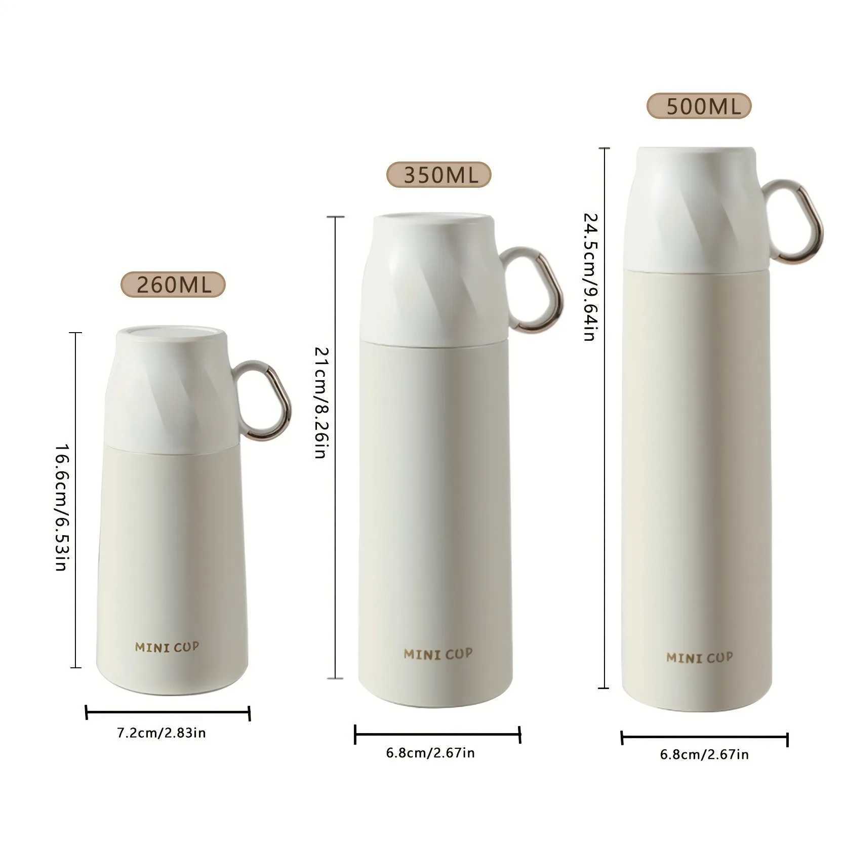 304 Stainless Steel Thermal Cup Double Layer Leakproof Insulated Water Bottle Keeps Hot And Cold Drinks Coffee Mug Vacuum Flask C251008