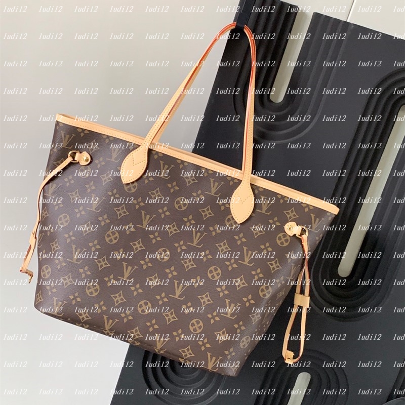 10a High quality neverfulltote Double Up Bag Womens crossbody shoulder bag designer handbag Luxury shopping bag 2PCs wallet mirror quality tote Composite Bag