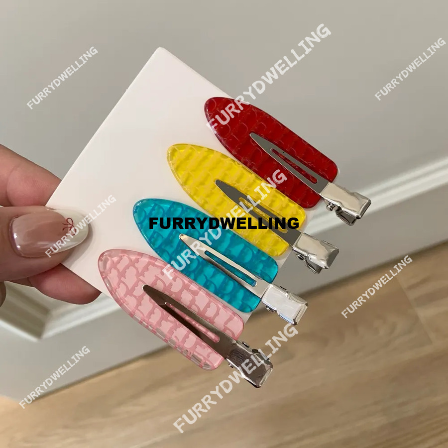 Designer 2Pcs/Set Party Favor Duckbill Clips Light Duckbill Clip Exquisite And Practical Dwe74 Party Gift Hairpins No Trace Hair Bobby Pin 4 Colors