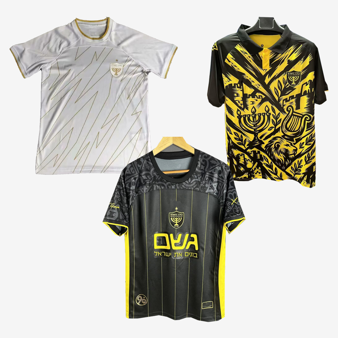 Fans version New + Retro 2025 2026 Beitar Jerusalem Soccer Jerseys Home Away third fouth 25 26 Football Shirt Israel League
