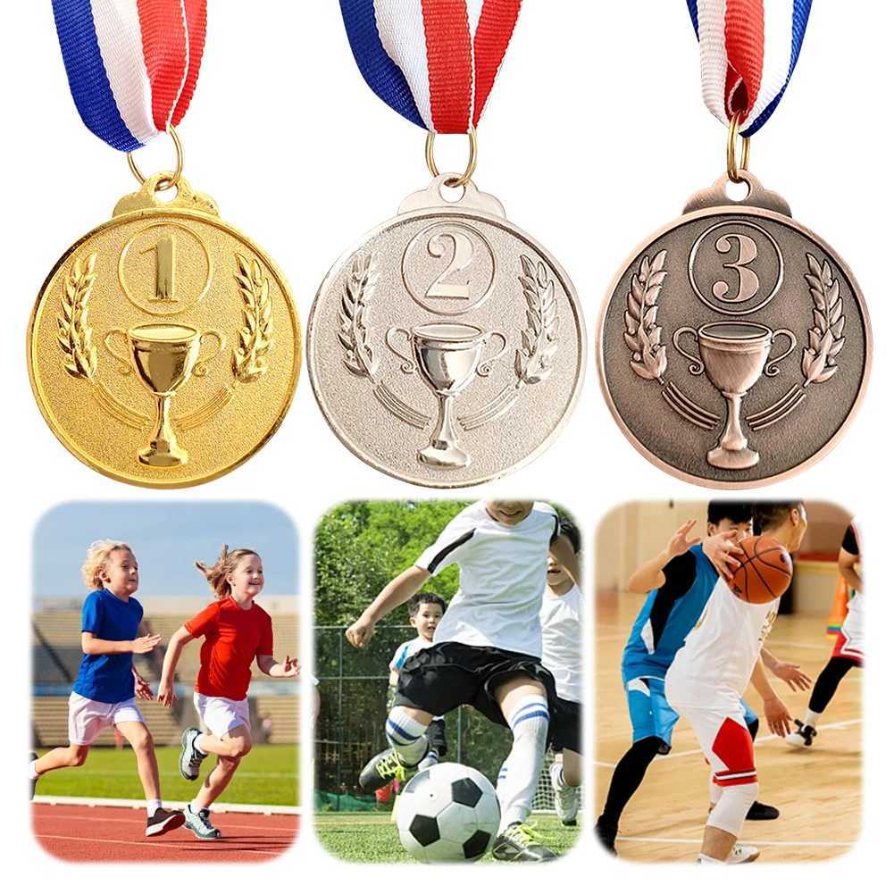 Zinc Alloy Award Medals Gold Silver Bronze Prizes Award Soccer Football Medals for Championship Cheerleading Sports Cpetition Y251008