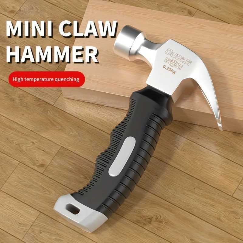 16oz Claw Hammer Forged Steel with ShockAbsorbing Fiberglass Handle Perfect for Nailing Demolition Work J251121