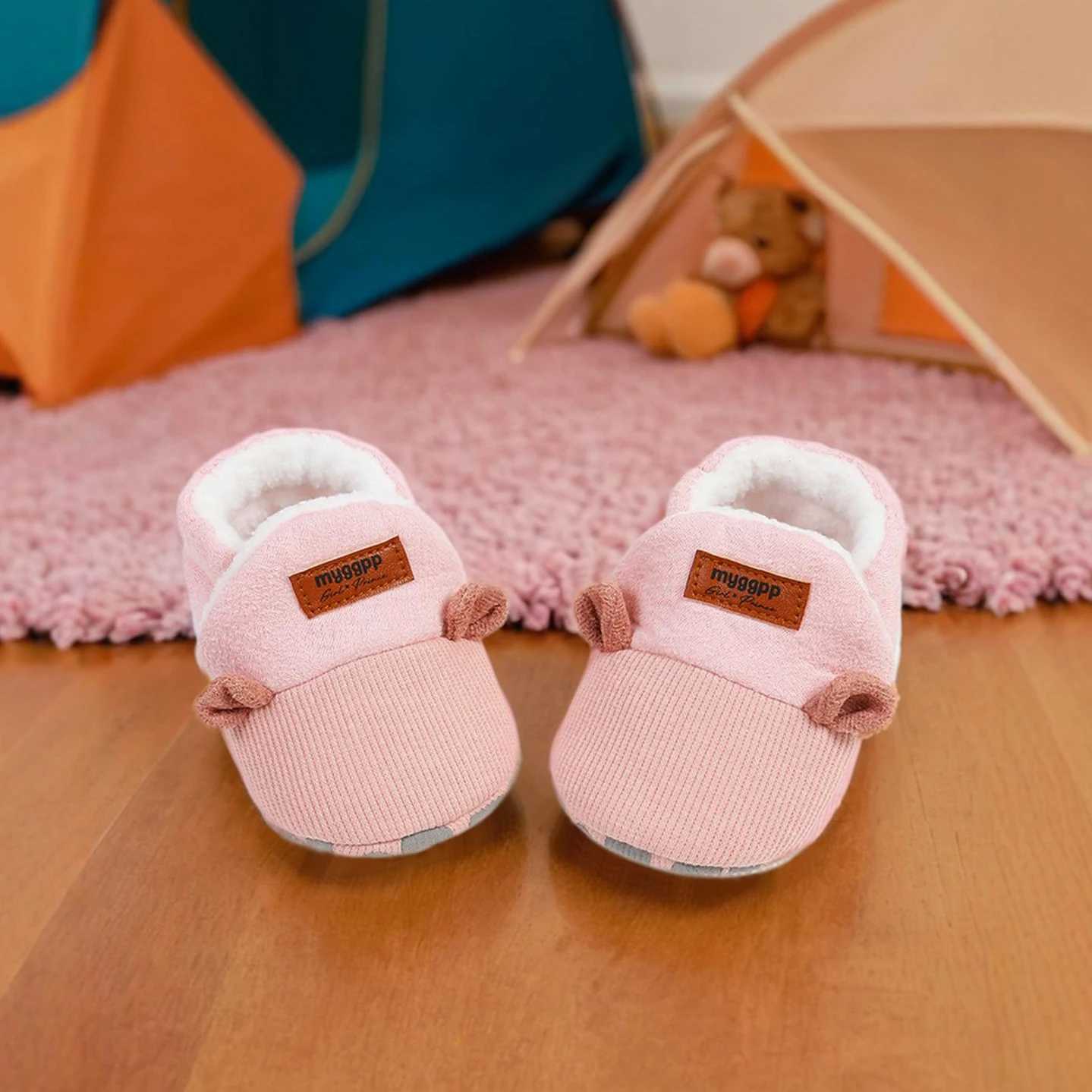 Warm Infant Toddler Crib Snow Boots Soft Comfortable Infant Girls Boys AntiSlip Slipper Newborn Baby Shoes C251008