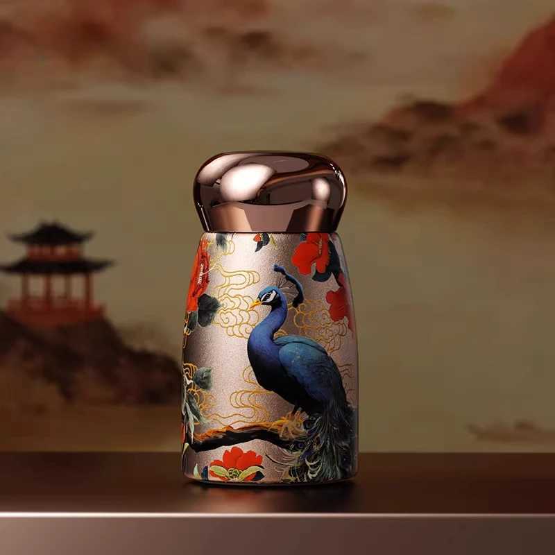 2025 New Mini Ceramic Thermos Cup Compact Portable Intelligent Temperature Lasting Insulation Small Capacity Water Cup C251008