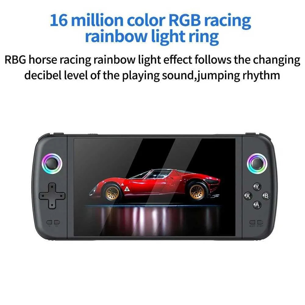 M27 7inch Screen Handheld Video Game Console 64G 20000+ Game Portable Game Player WiFi Bluetooth HD TV Output Retro Gaming Game Console Machine