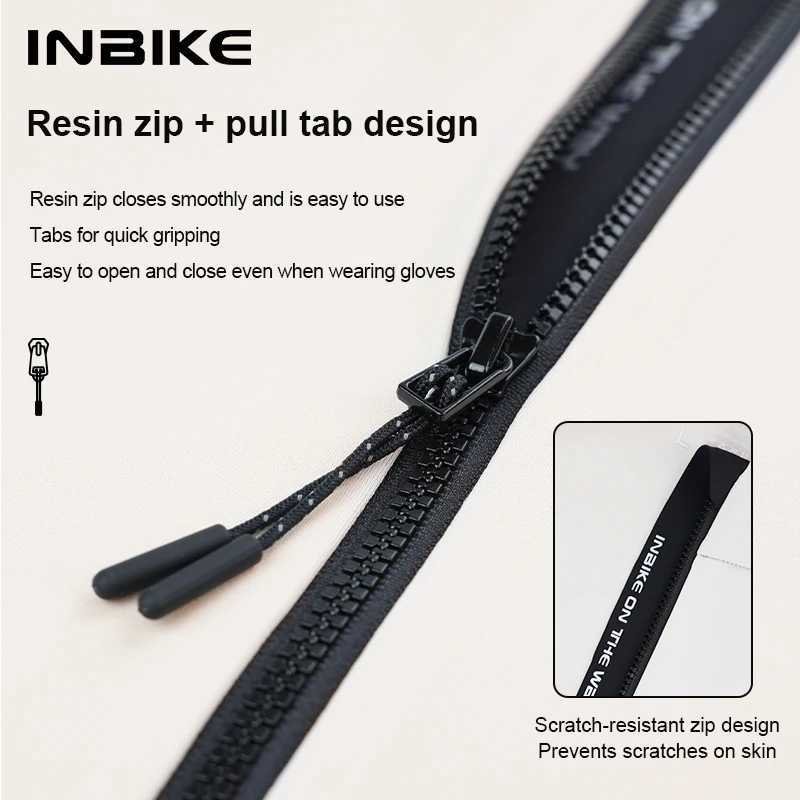 INBIKE Winter Men Cycling Jersey Long Sleeve MTB Bicycle Clothing Fleece Warm Uniformes De Ciclismo Para Hombre J251008