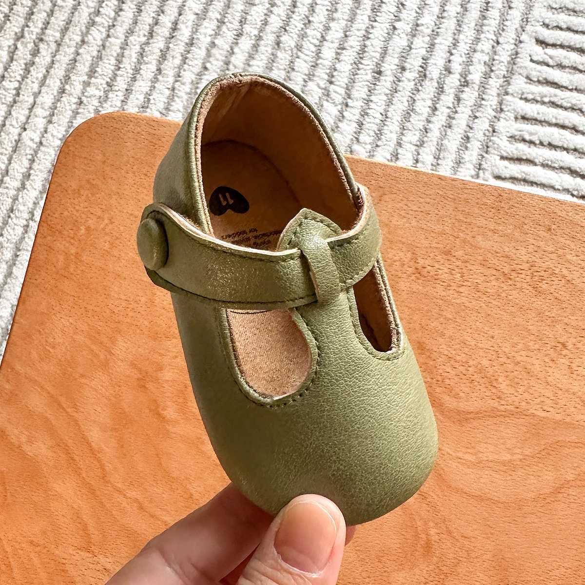 Infant Baby Girls Mary Jane Shoes NonSlip Rubber Sole Ballet Slippers Princess Dress Wedding Shoes Newborn Crib Shoes First Wal C251008