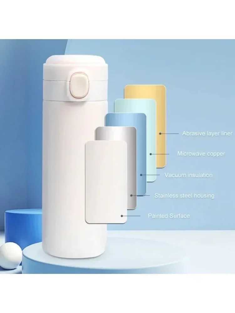 320ml 420ml Hot and cold Stainless Steel Smart Thermos Bottle LED Temperature Display Thermal Mug Insulated C251008