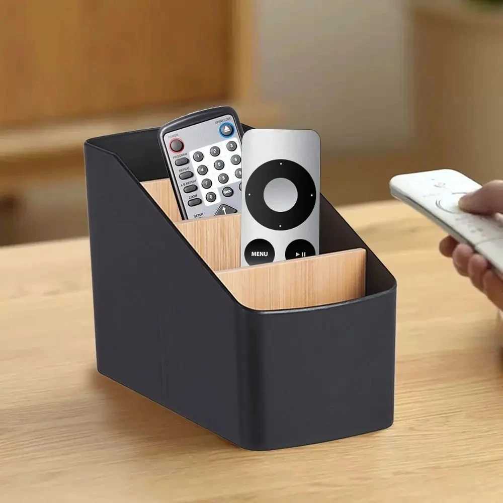 Remote Control Organizer TV Remote Holder For Table Multipurpose Desktop Storage Box Bedroom Living Room Organizer C251008