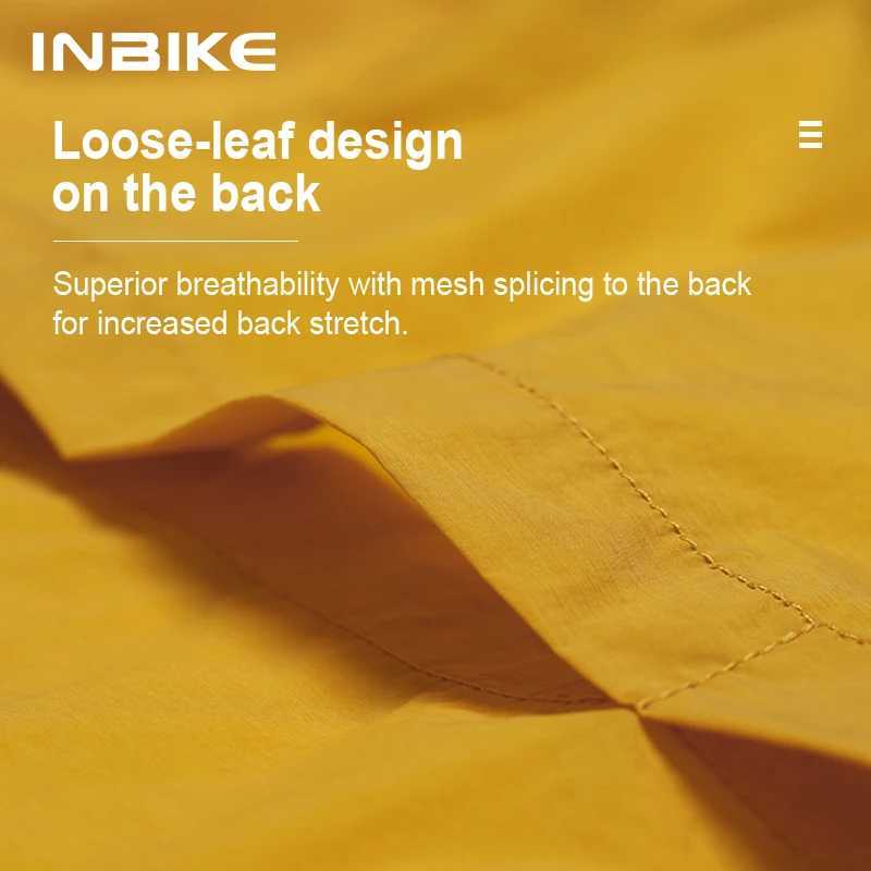 INBIKE New Cycling Jacket Mens Windproof Cycling Jacket Road Bike Waterproof Jacket Doubleended Zipper Cycling Equipment J251008