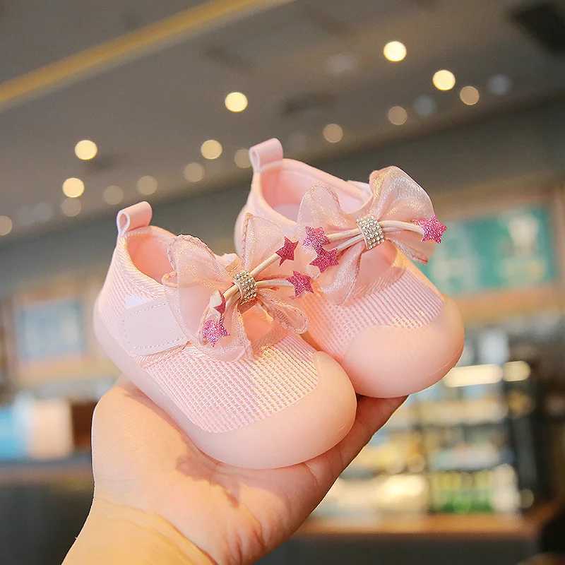 Zapatos Nia Baby Shoes Girl Shoes 2024 Spring Autumn New Kid Shoes Baby Walking Shoe Soft Soled Princess Shoe Kids Casual Shoe C251008