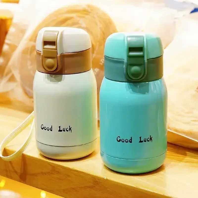 12PCS Goodluck Small Cute Mini Thermos Cup MINI Portable Creative Pot Belly Water Cup Pocket Cup with Hand Gift C251008