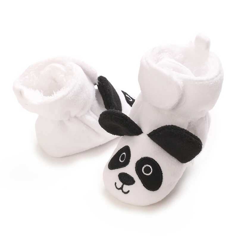 Cartoon Autumn and Winter Soft Soled Walking Shoes Baby Shoes Baby Shoes Cotton Shoes Sock Covers Shoes C251008