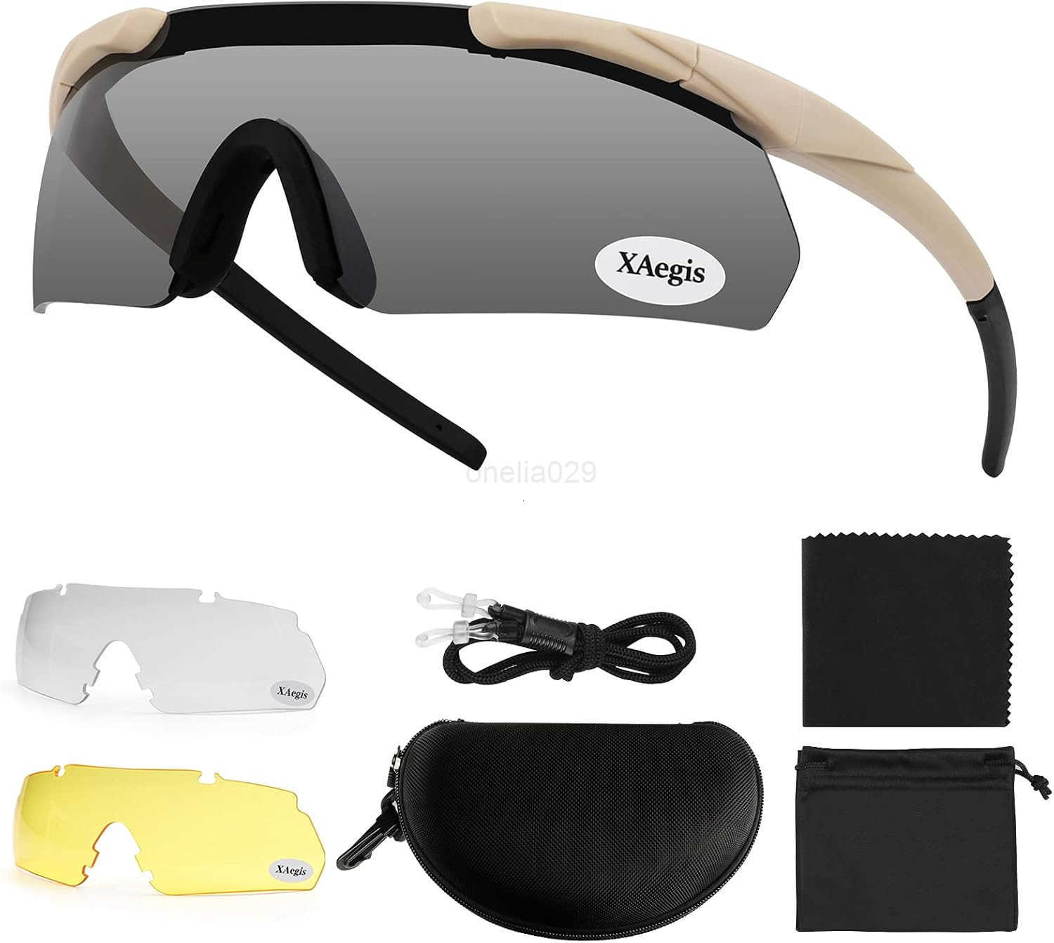 hooting Glasses with 3 InterchangeabLE LEns High Eye PROtection W251008
