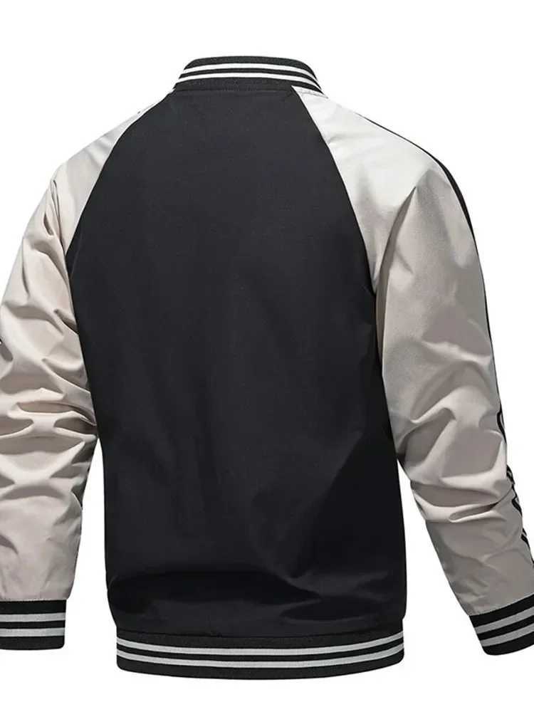 Mens Autumn Windbreaker Motorcycle Man Oversize Windshield Jacket Men Spring Coat Mens Camping Jackets Male Work Wear Clothes J251008