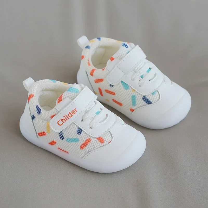 BoysGirls Baby Walking Shoes 2025 SpringAutumn New 02 Year Old Shoes Soft Sole Mesh Breathable Baby Shoe Nude Shoe Beb C251008
