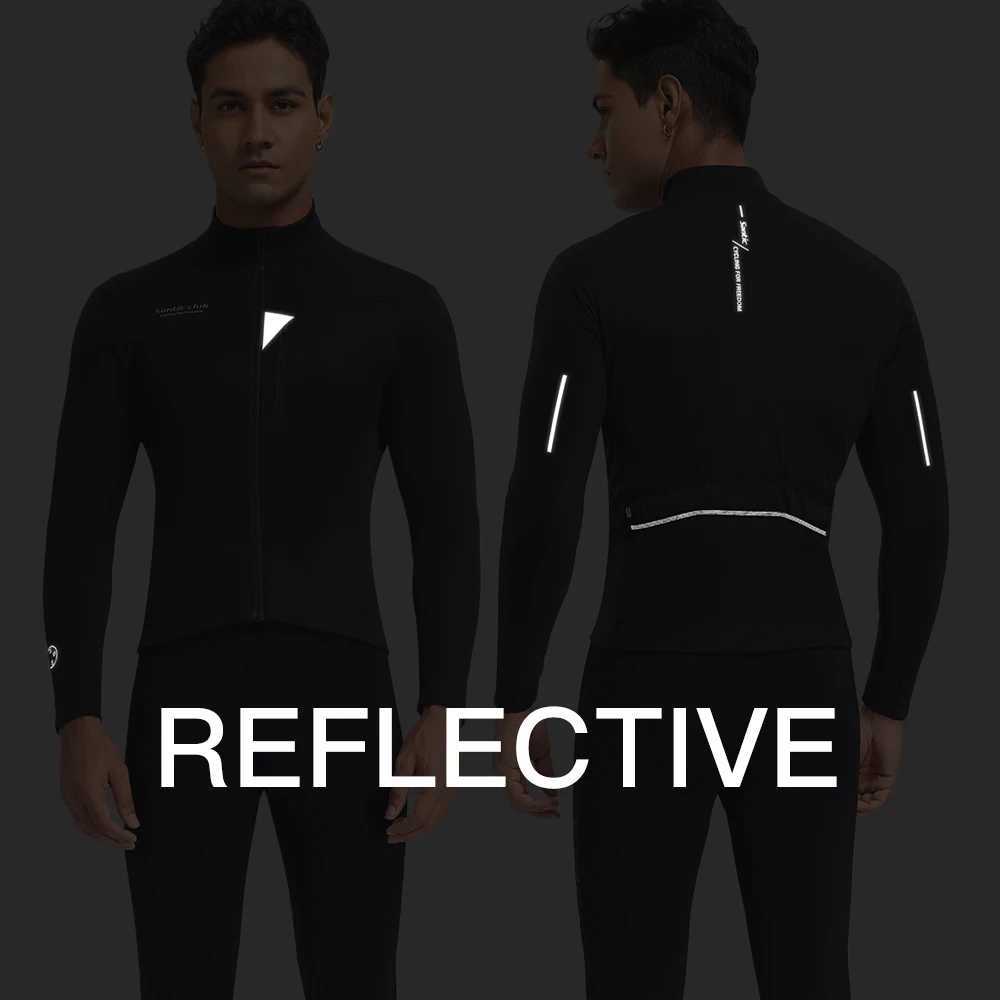 Santic Cycling Jackets AutumnWinter Warm Cycling Jackets 2025 New Road Bike Windproof and Waterproof Cycling Coat TM25C01188 J251008