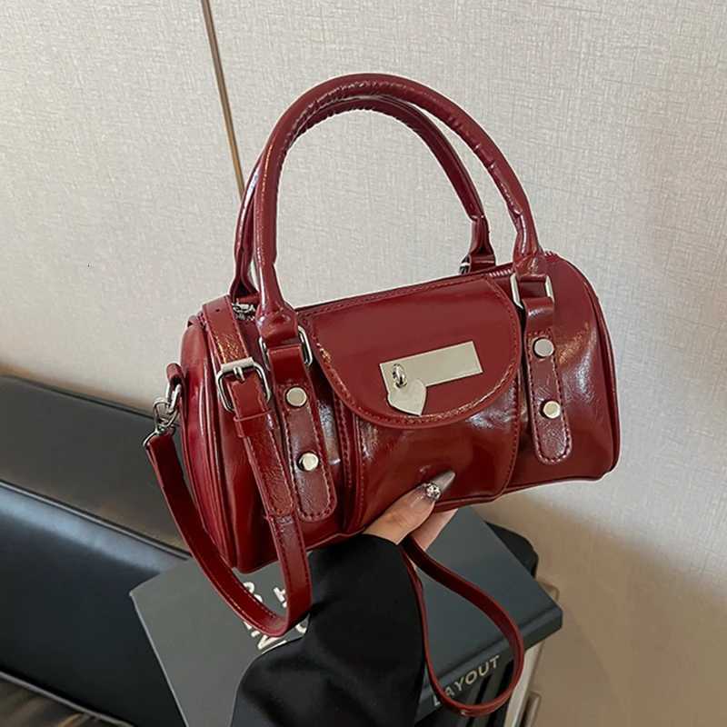 Designer Highend Wens Handbags 2025 New Textured PU Leather Cylindrical Single Shoder Bag Large Capacity Cmuting Crossbody Bags Y251120
