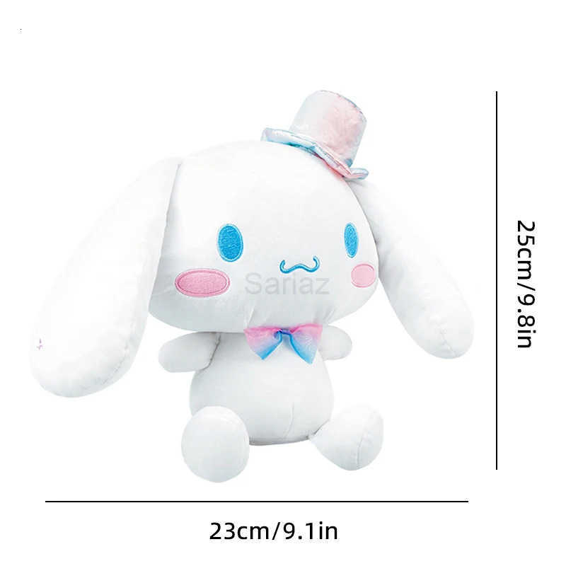 Sanrio Kawaii Colorful Cinnamoroll Cartoon Cute Stuffed Toys Plushier Soft Pillow Birthday Gift Plush Dolls Gift For Girlfriend L251008