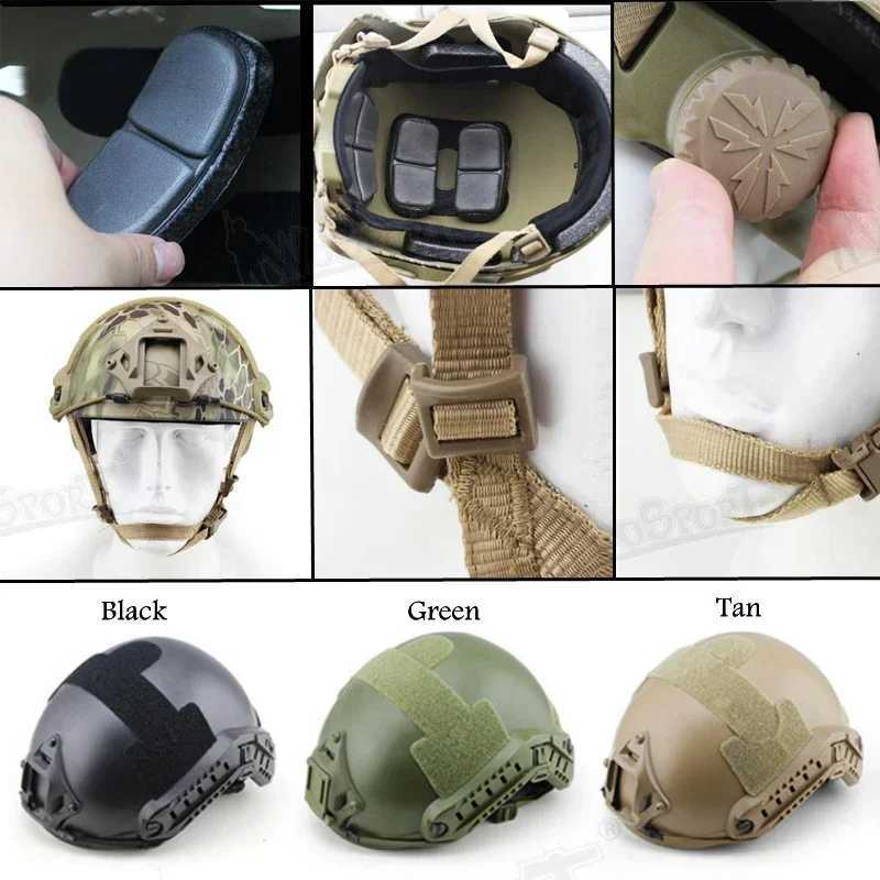 New FAST Helmet Airsoft MH Camouflage Tactical Helmets ABS Sport Outdoor Tactical Helmet C251008